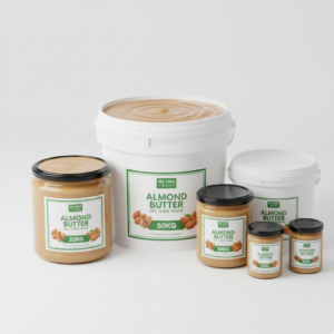 Bulk Almond Butter (100% Natural, Smooth/Crunchy) – Clean Label Supply | 2MT–20MT